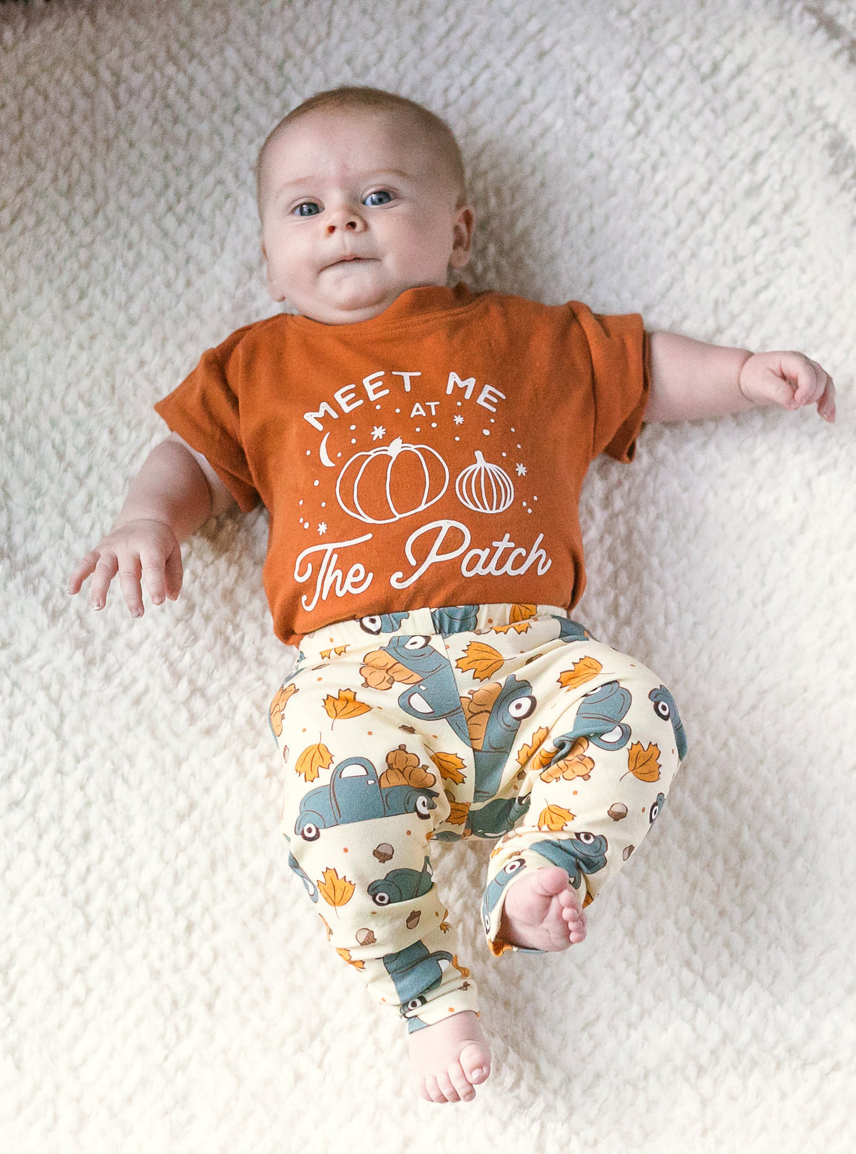 Cuddle Sleep Dream Slim Joggers Pumpkin Trucks Slim JOGGERS (Pre-Order)