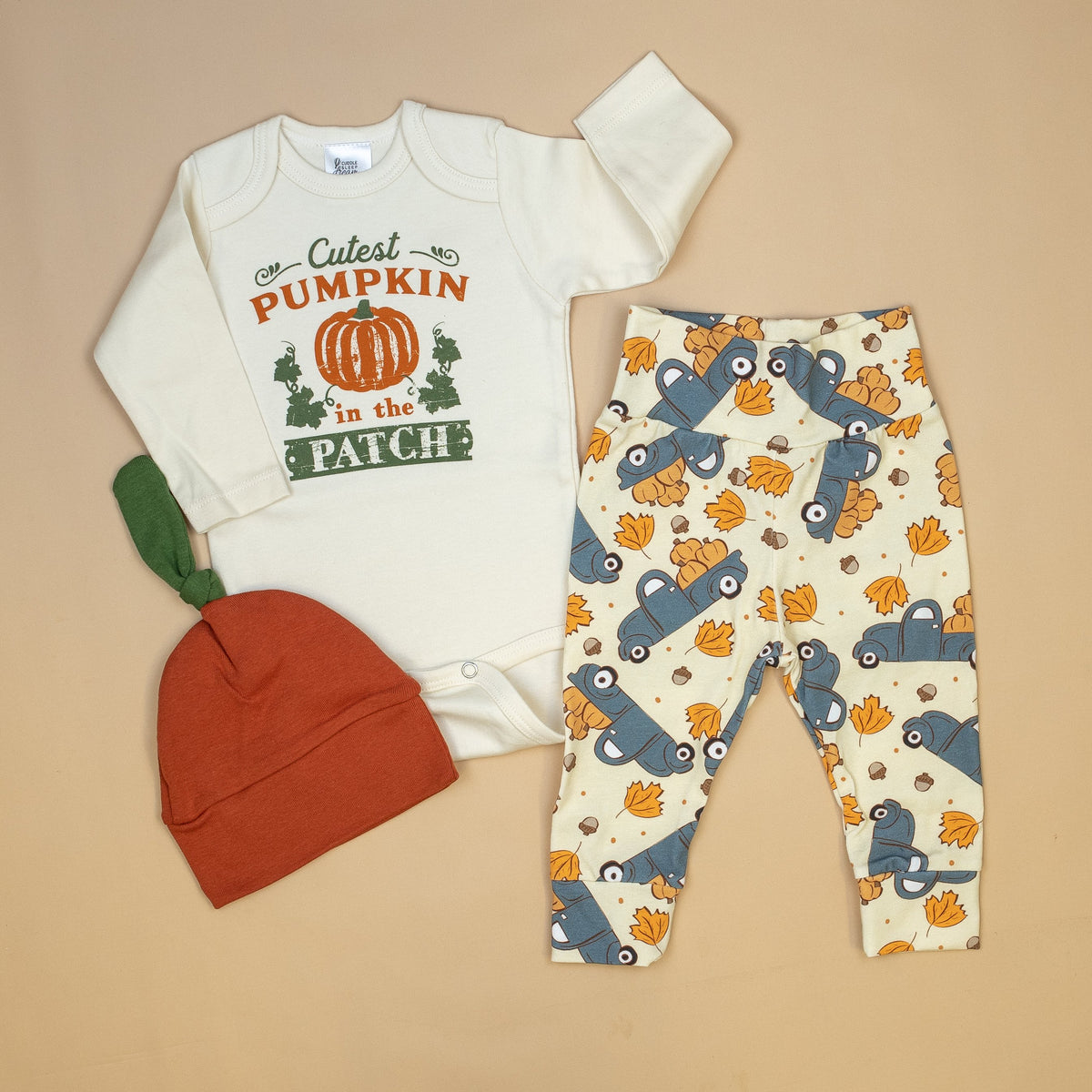 Cuddle Sleep Dream Slim Joggers Pumpkin Trucks Slim JOGGERS (Pre-Order)