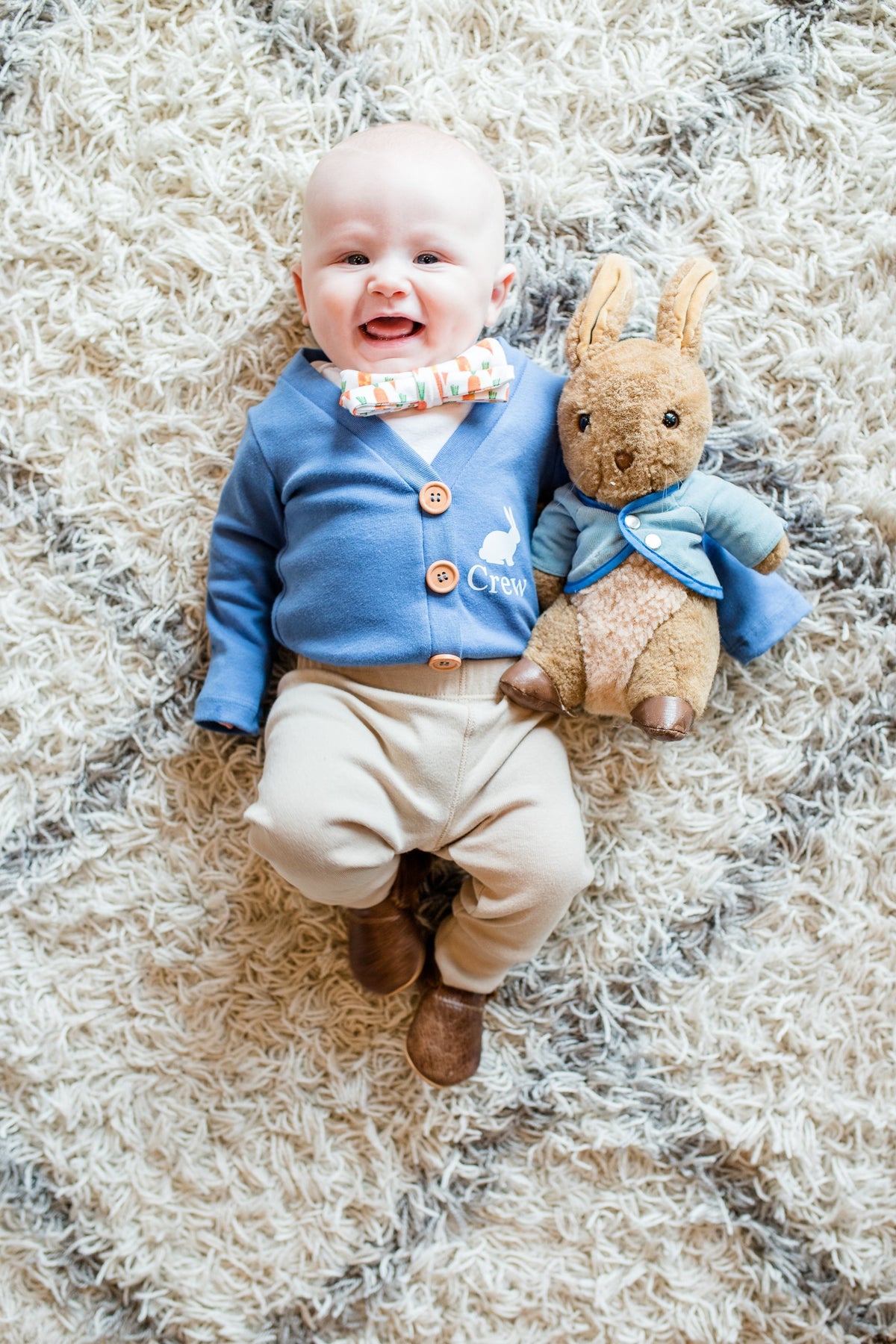 Cuddle Sleep Dream Cardisuit Rabbit Blue Cardisuit