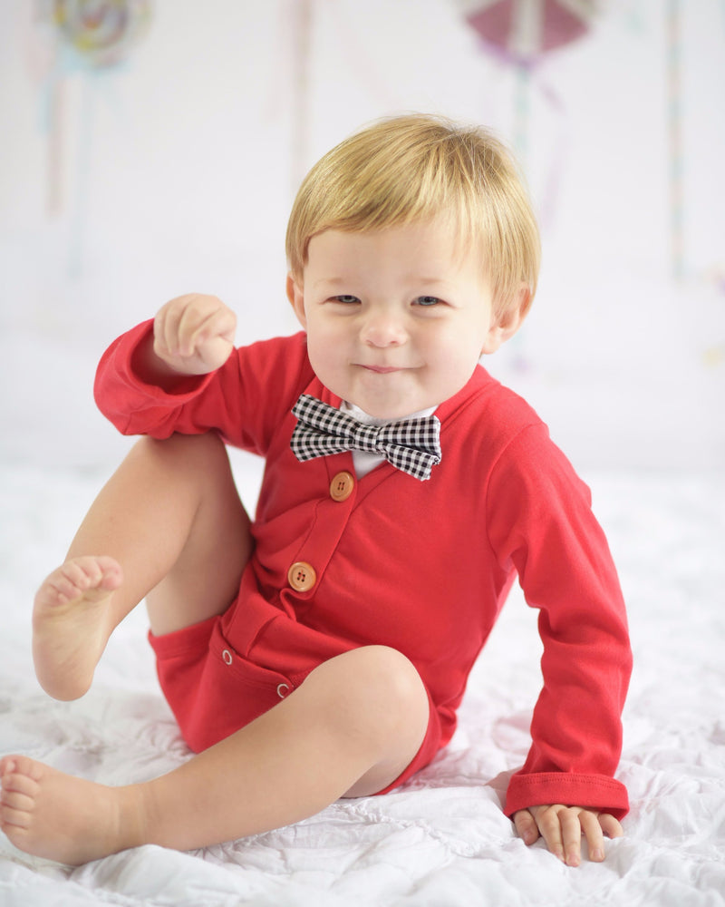 Red Cardisuit (Newborn Only) Cuddle Sleep Dream