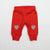 Red Classic Pants | LIGHT GRAY Heart Knees