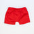 Cuddle Sleep Dream Rolled Hem Shorts Red Fleece Shorts