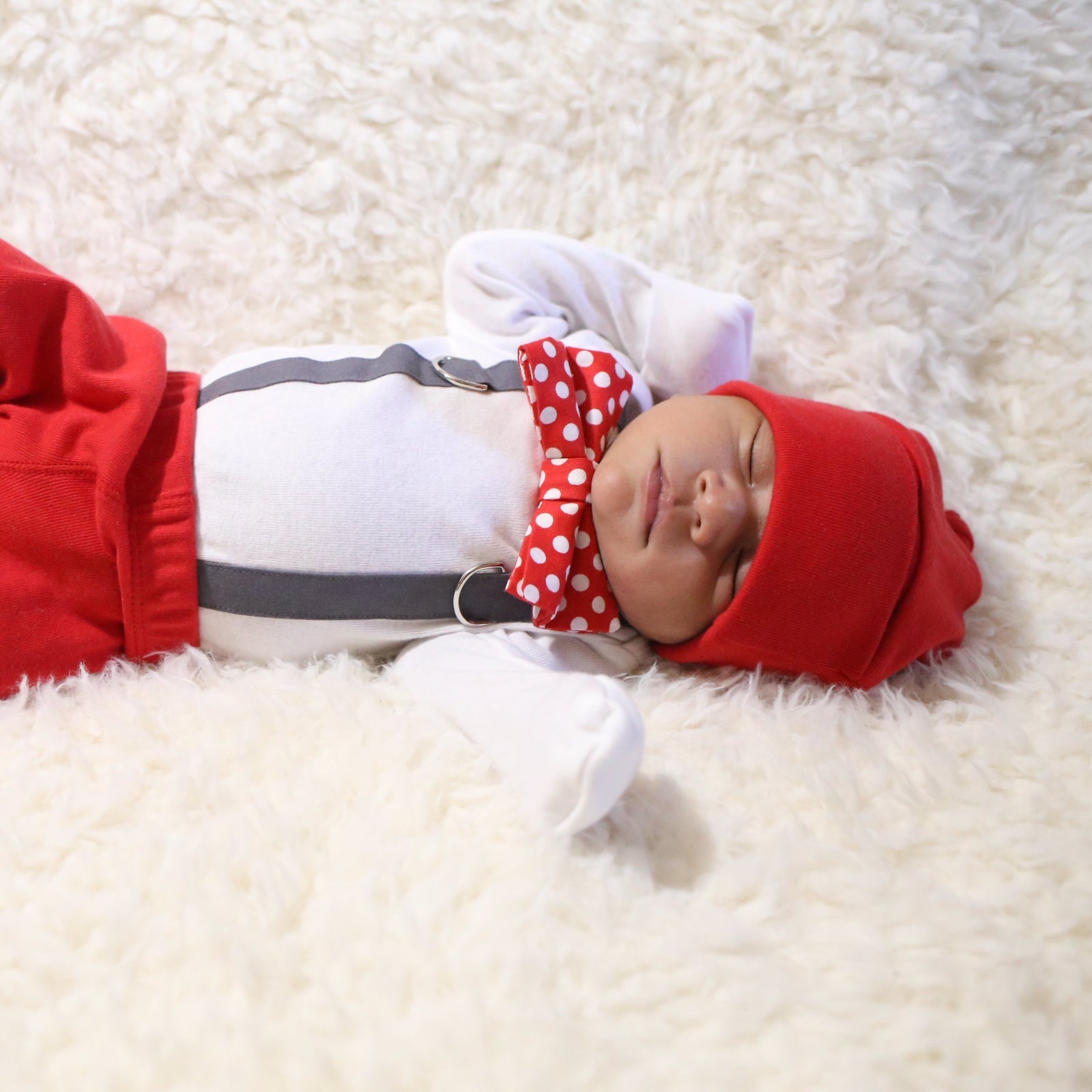 Cuddle Sleep Dream Knot Hat Red Knot Hat