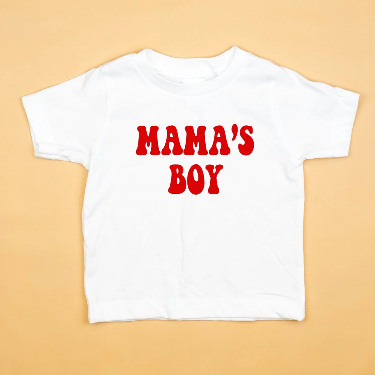 Cuddle Sleep Dream Baby &amp; Toddler Tops Red Mama&#39;s Boy | White Tshirt