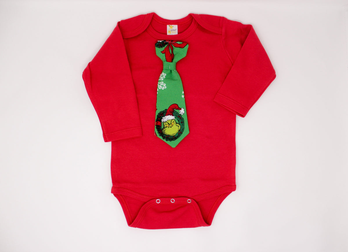 Red Onesie/Tee with Snaps