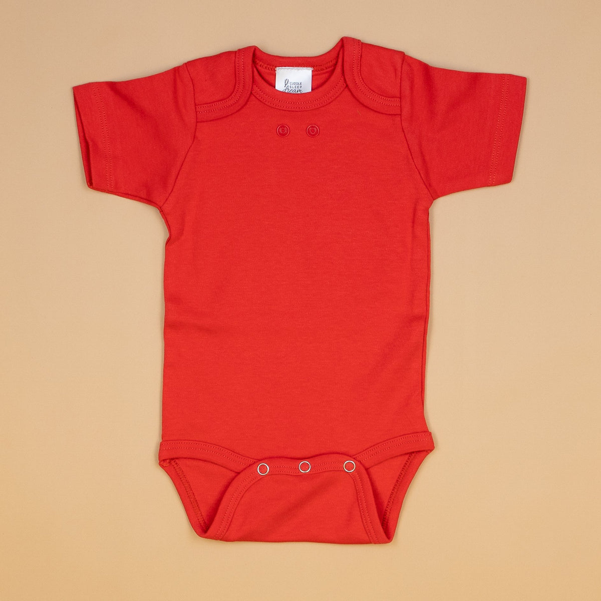 Cuddle Sleep Dream Red Onesie/Tee with Snaps