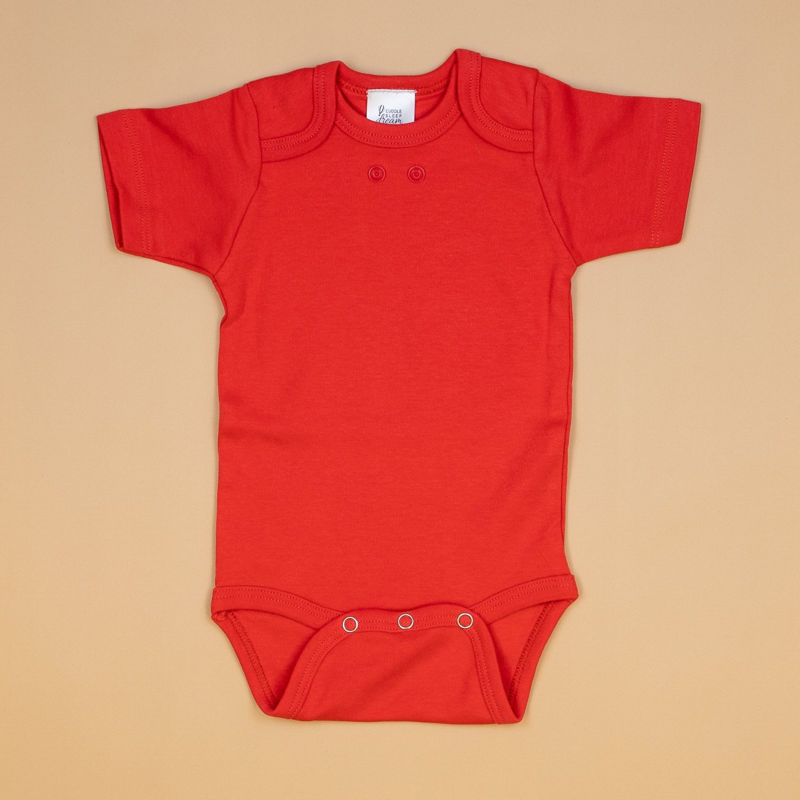 Cuddle Sleep Dream Red Onesie/Tee with Snaps