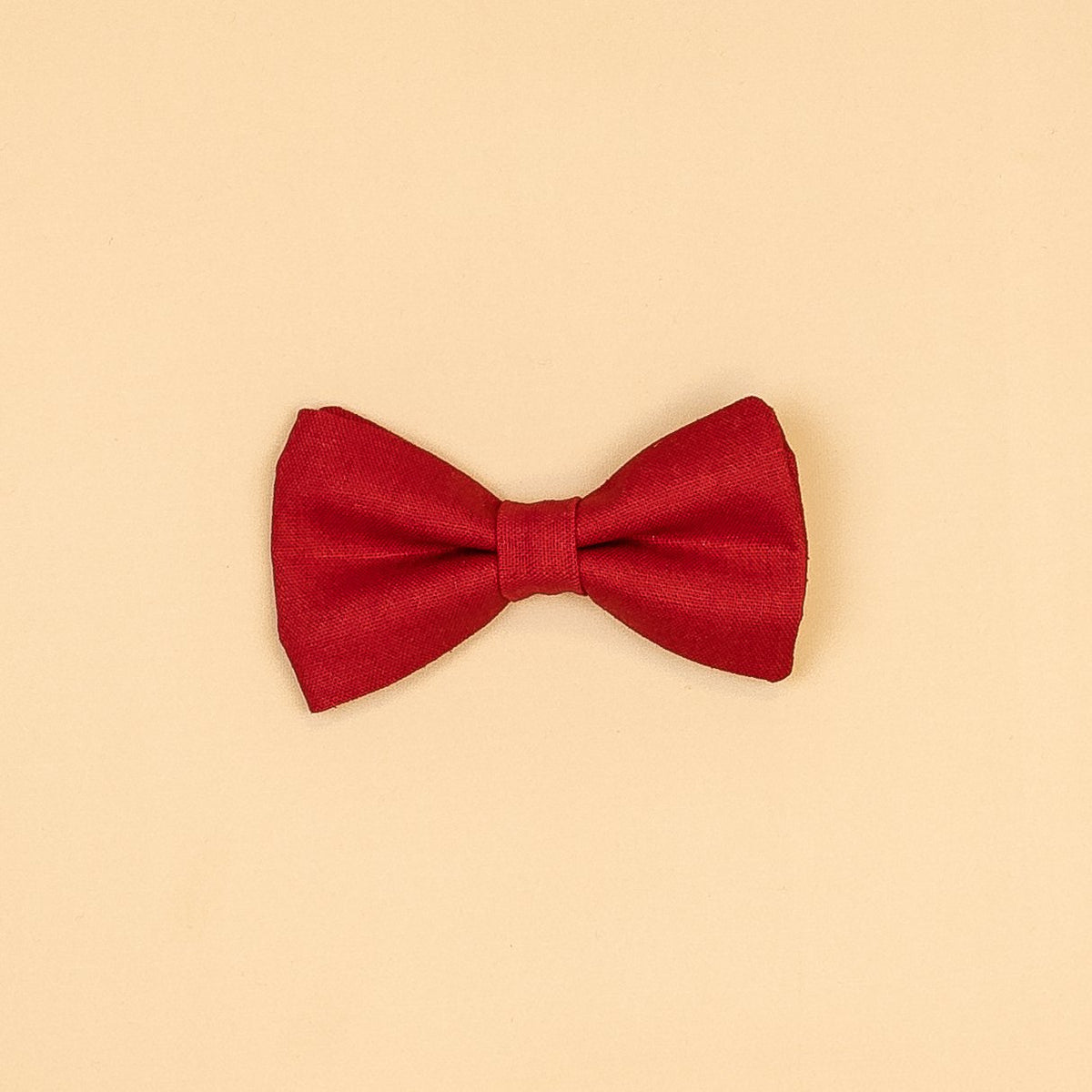 Cuddle Sleep Dream Ties Solid Red Bow Red Snap-On Tie
