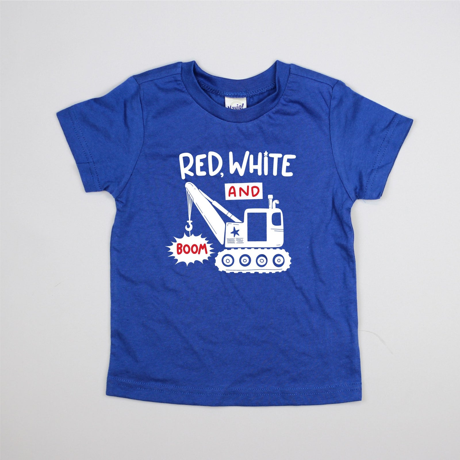 Cuddle Sleep Dream Red White BOOM | Blue Tee