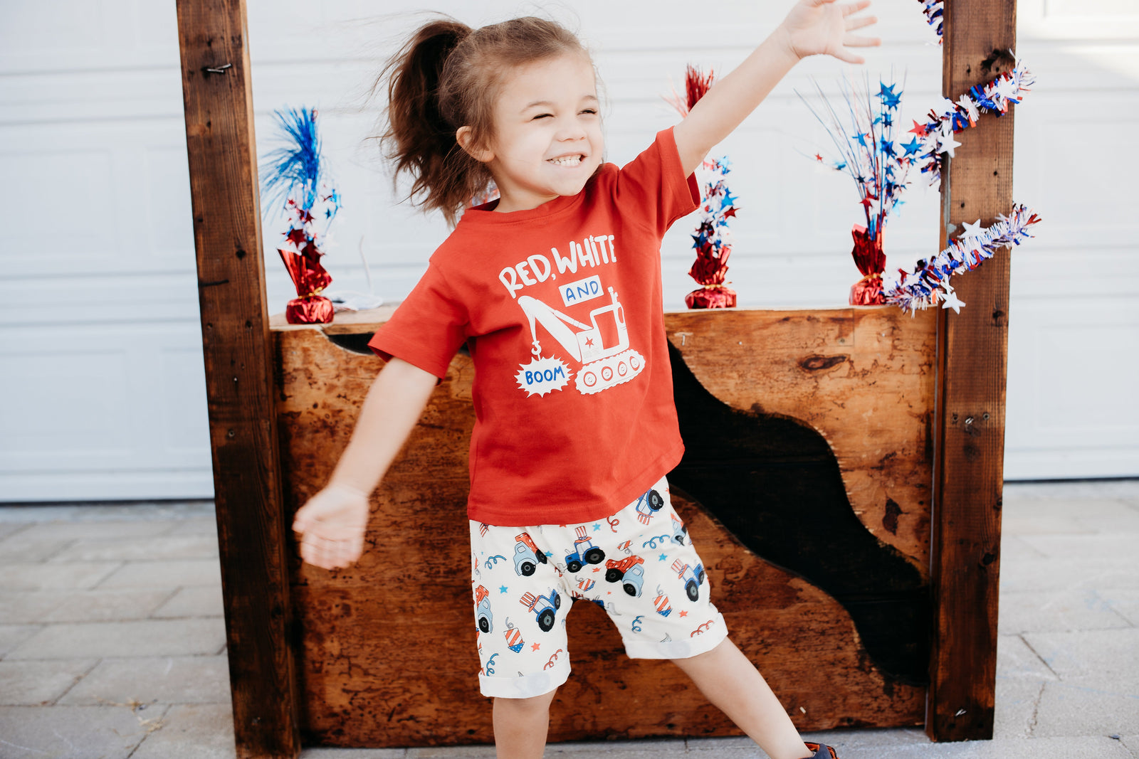 Cuddle Sleep Dream Graphic Tee Red White BOOM | Red Tee