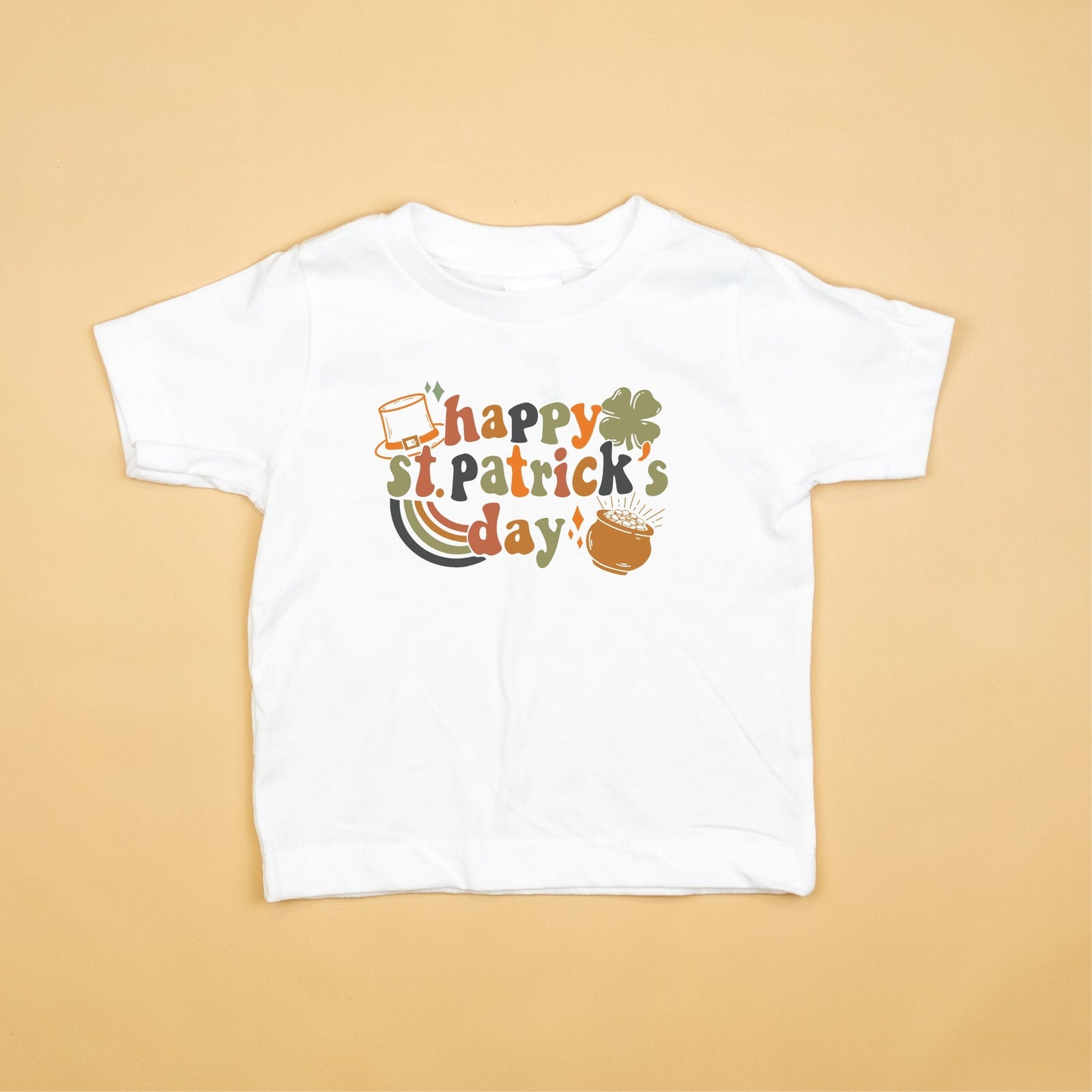 Cuddle Sleep Dream Retro Style Happy St. Patrick's Day | White Tshirt