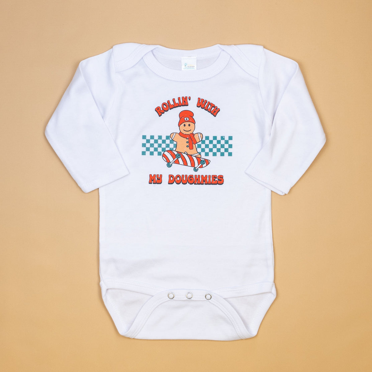 Cuddle Sleep Dream Rollin with my Doughmies | White Bodysuit