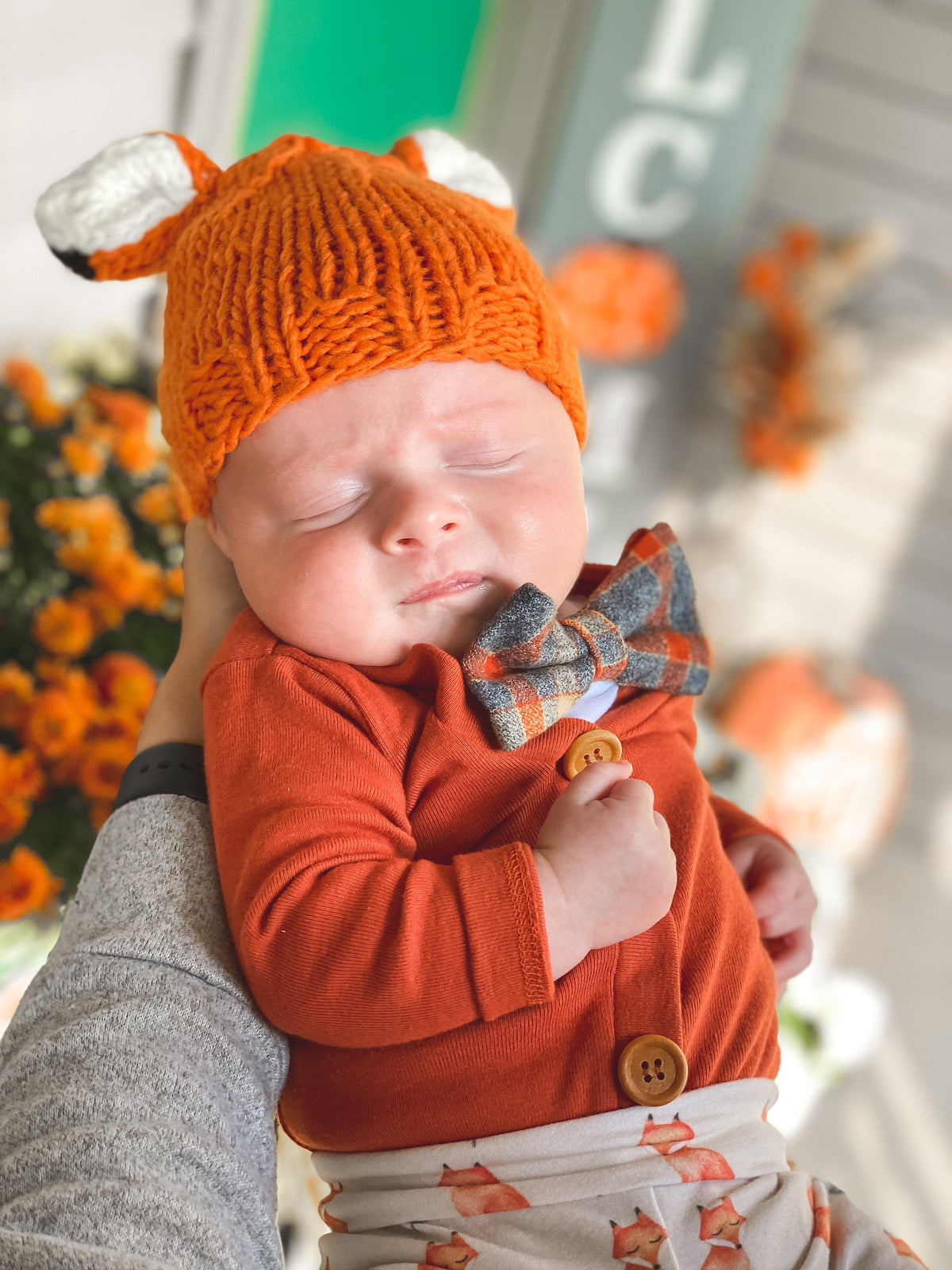 Cuddle Sleep Dream Rusty Fox Knit Hat
