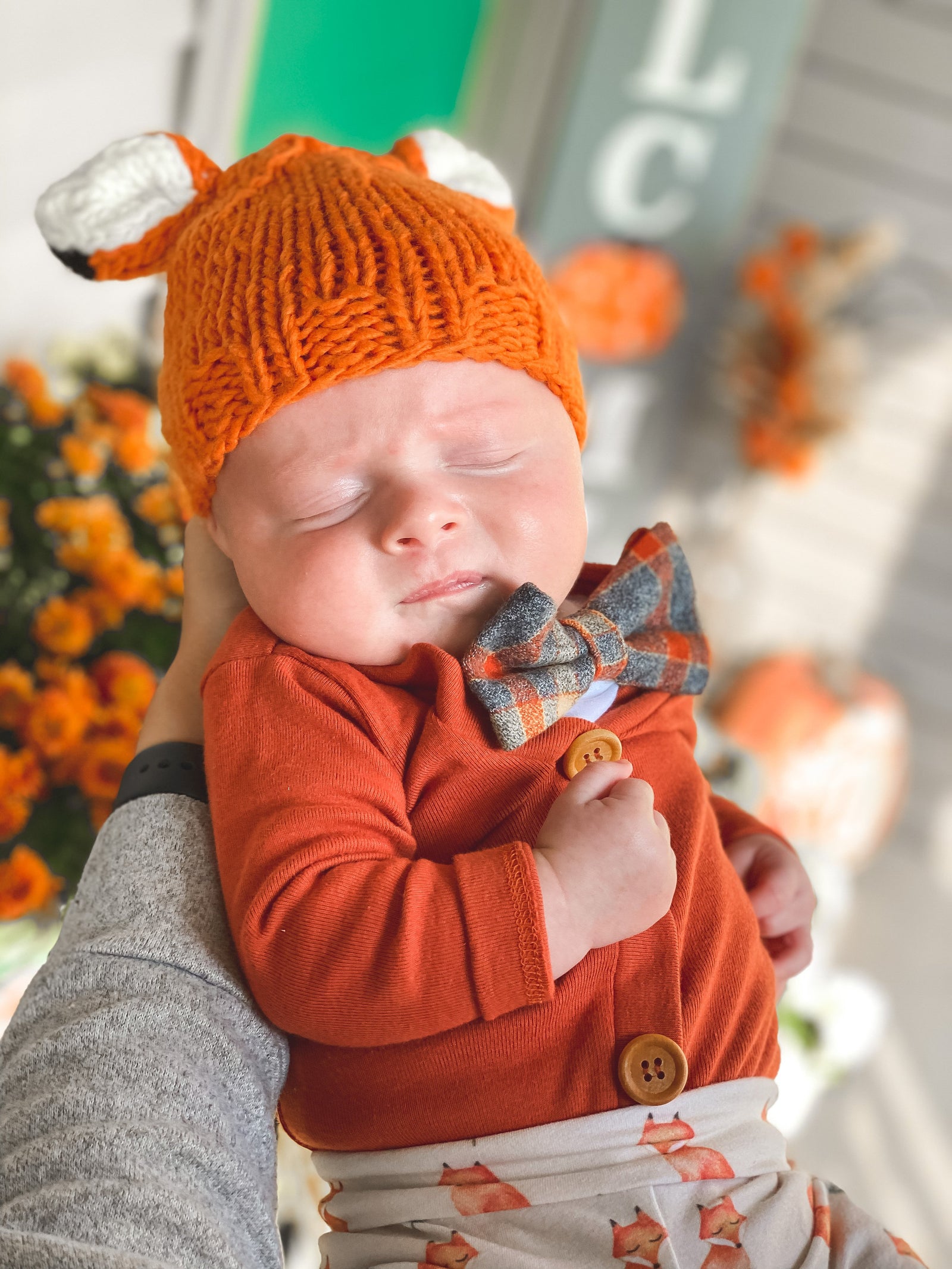 Cuddle Sleep Dream Rusty Fox Knit Hat