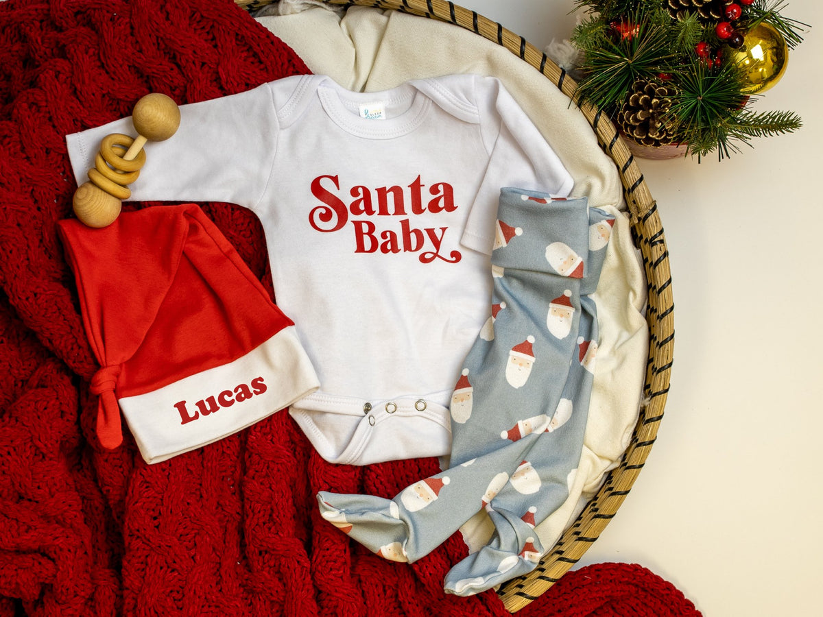 Cuddle Sleep Dream Santa Baby Onesie