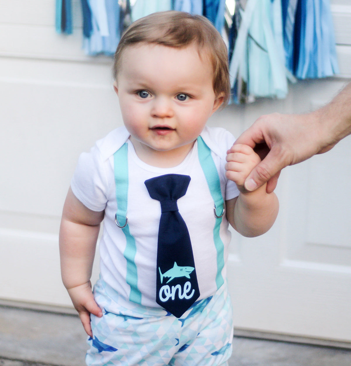 Cuddle Sleep Dream Oh Snap Shark Birthday Onesie