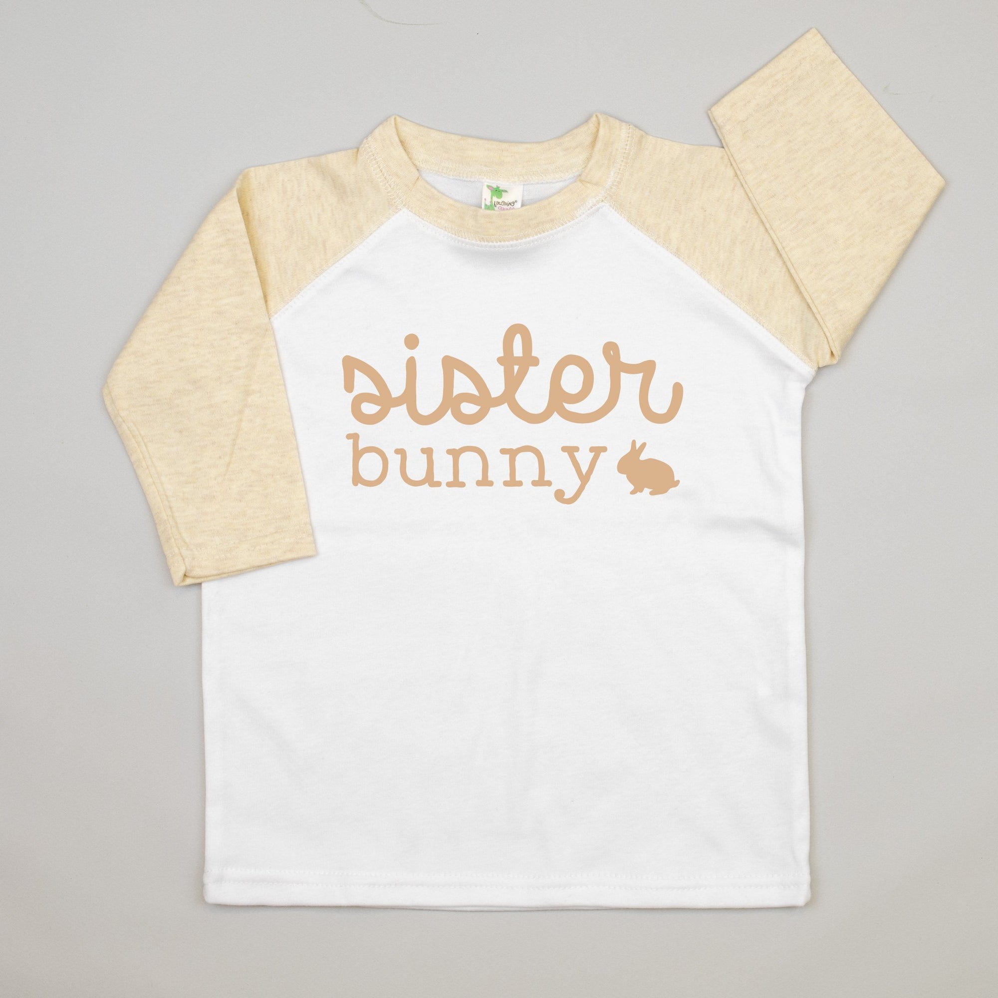 Sister Bunny | Oatmeal Raglan