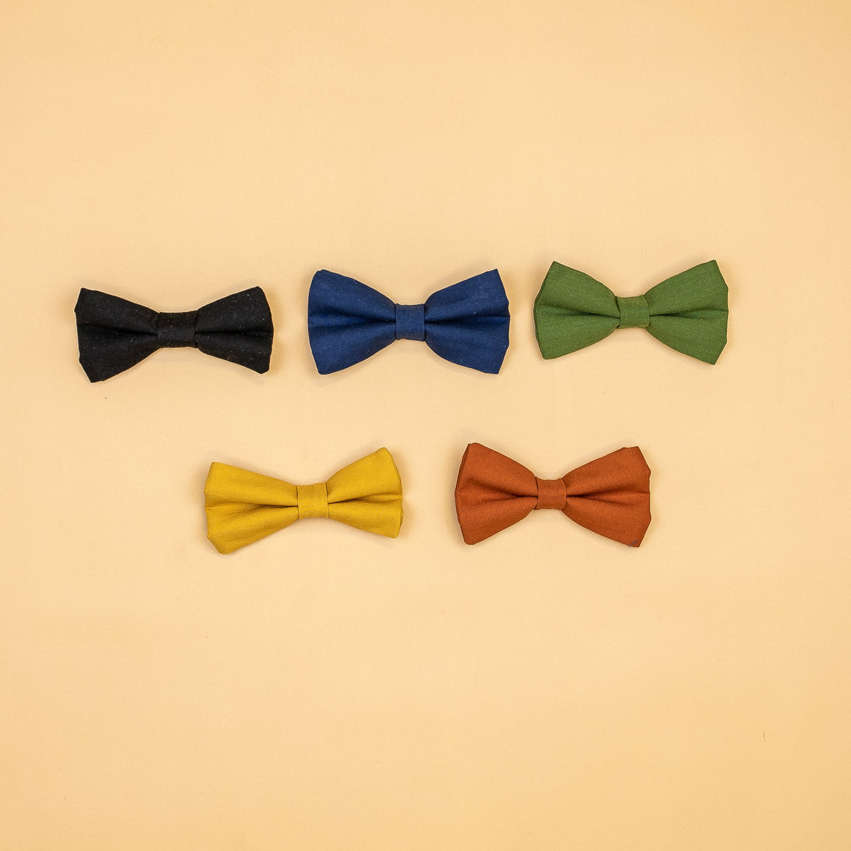 Cuddle Sleep Dream Ties Solid Snap-On Bow Ties