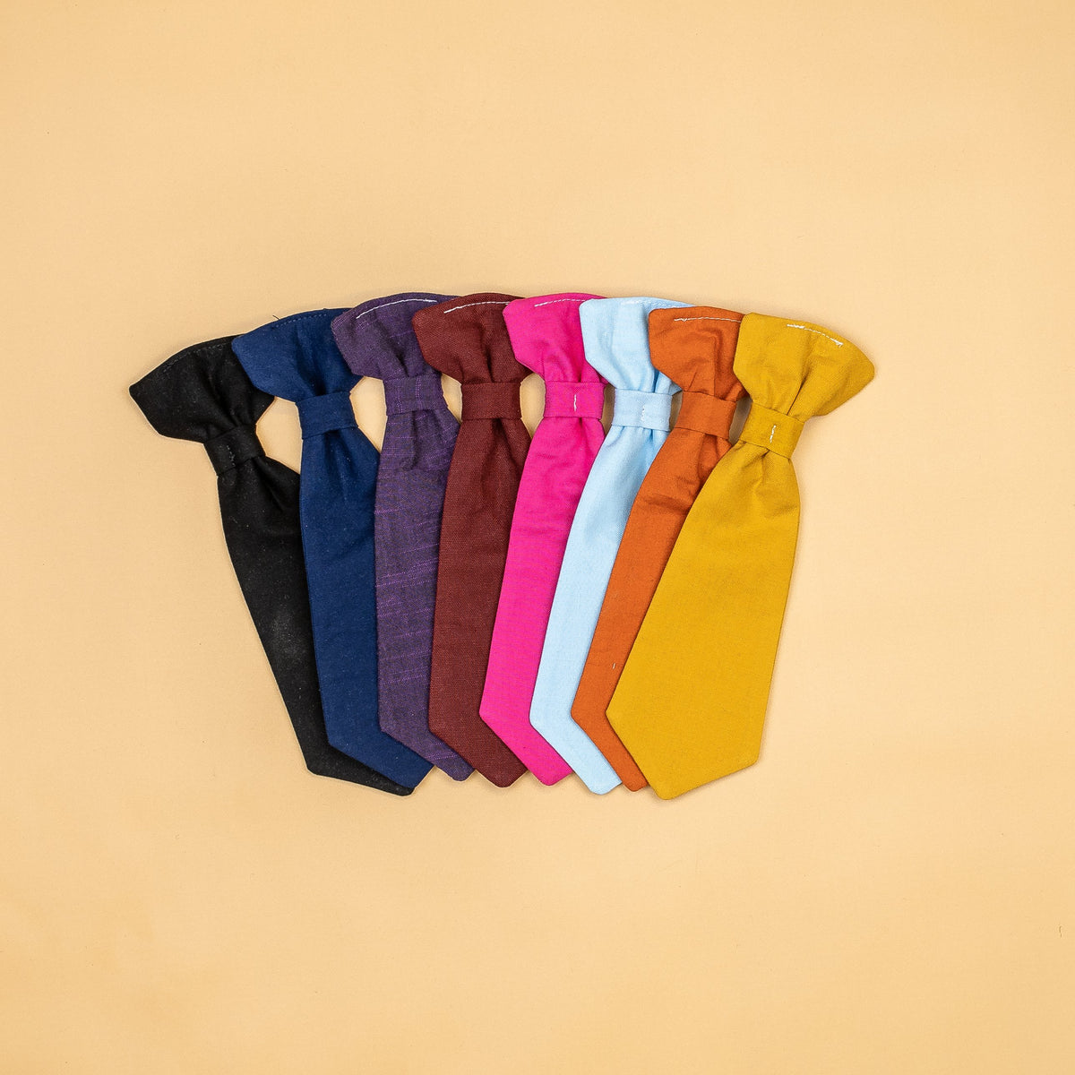 Cuddle Sleep Dream Ties Solid Snap-On Neckties