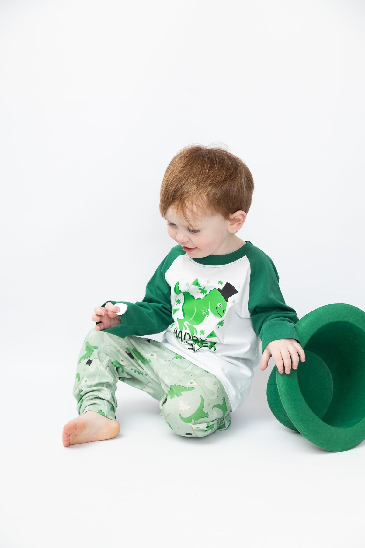 Cuddle Sleep Dream Slim Joggers St. Pat-Rex Day Dinosaurs Slim Joggers