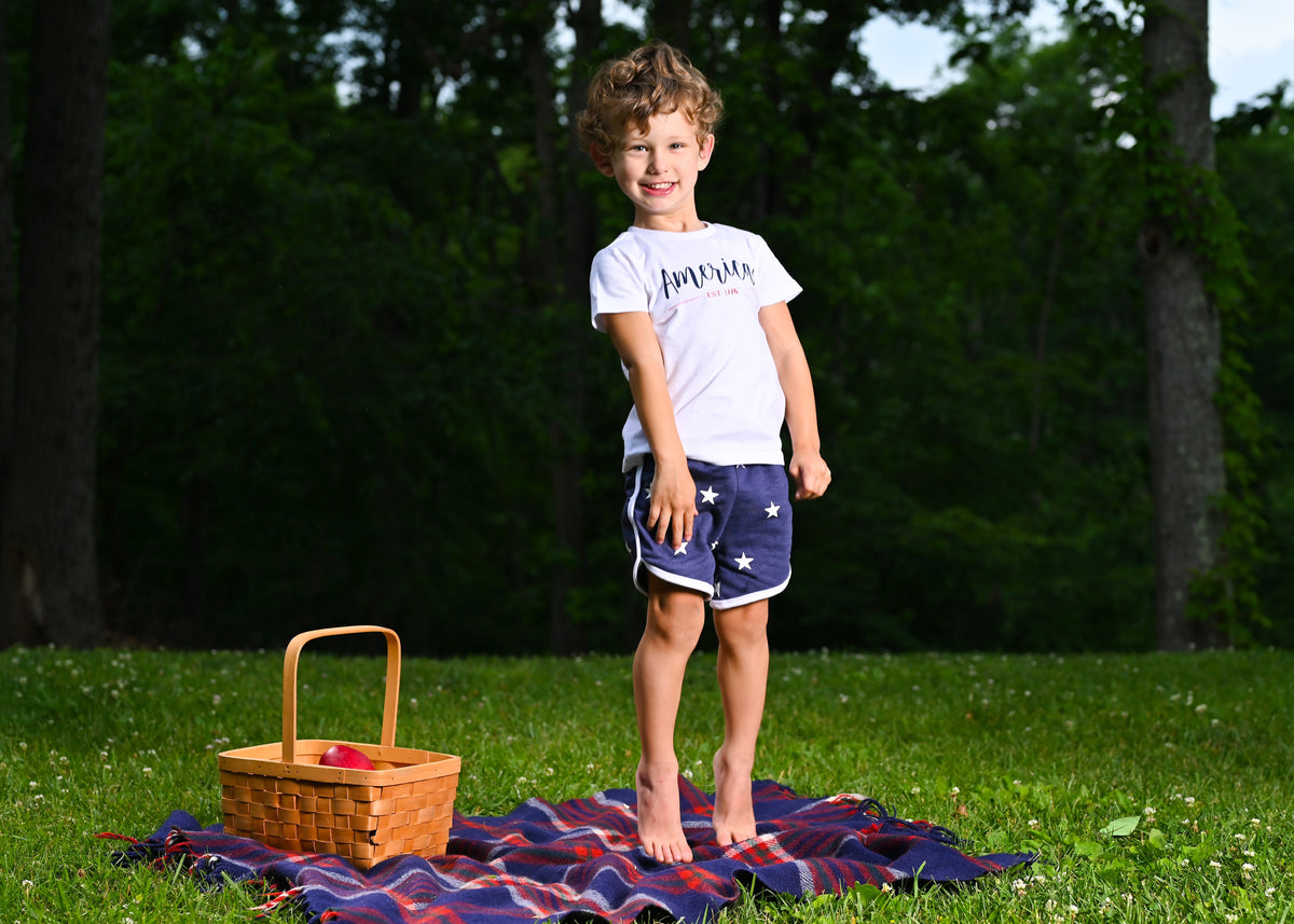 Cuddle Sleep Dream roll Stars Retro Shorts