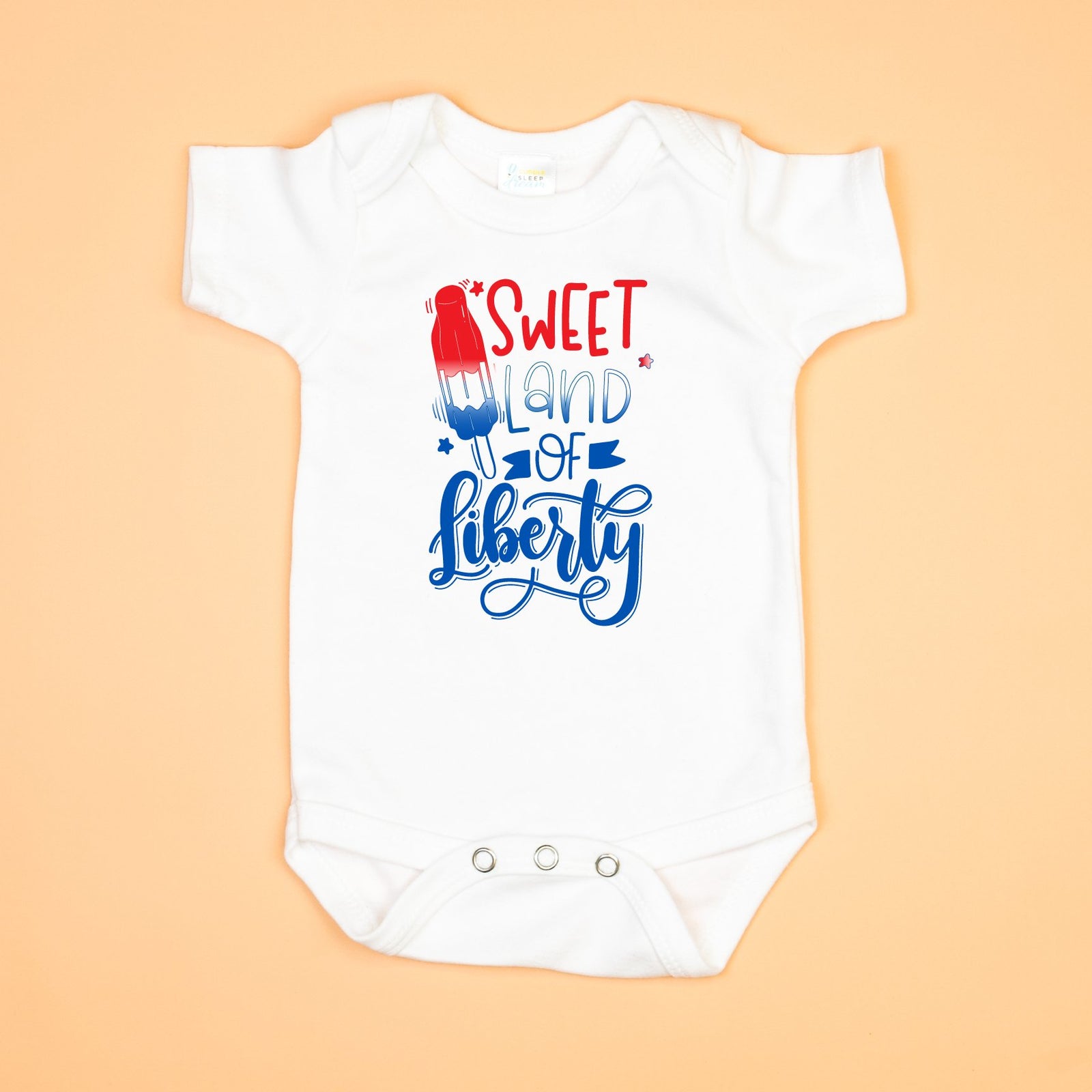 Cuddle Sleep Dream Sweet Land of Liberty Bodysuit