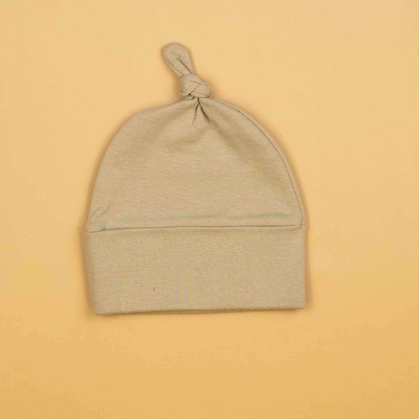 Cuddle Sleep Dream Knot Hat Small (0-3m) Tan/Khaki Knot Hat