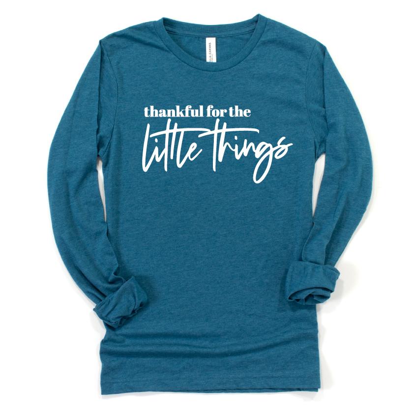 Cuddle Sleep Dream Adult Tees Thankful for the Little Things | Adult Tee