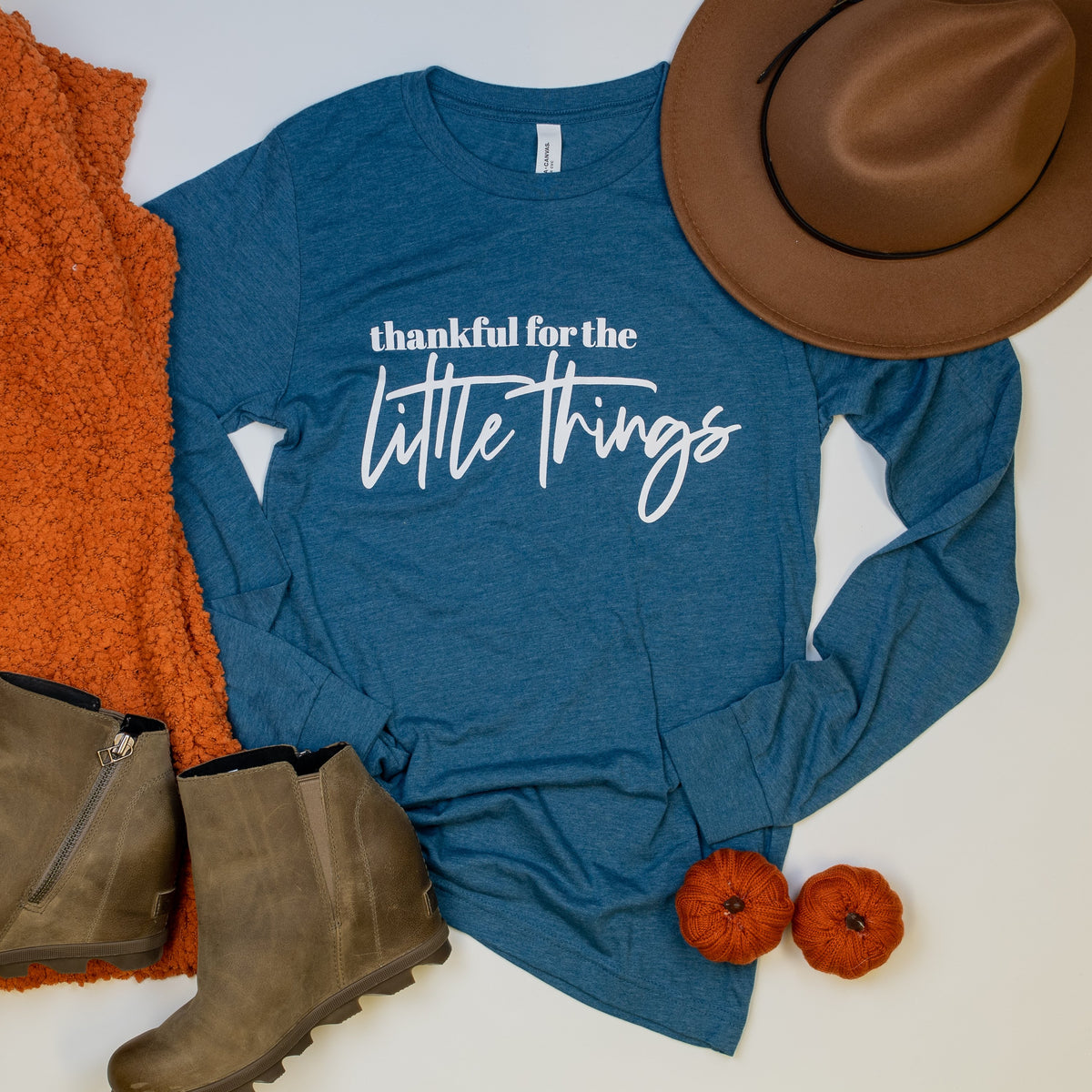 Cuddle Sleep Dream Adult Tees Thankful for the Little Things | Adult Tee