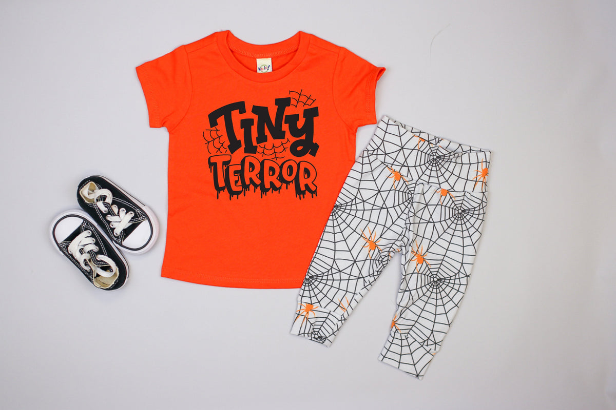 Cuddle Sleep Dream Tiny Terror | Orange Tshirt