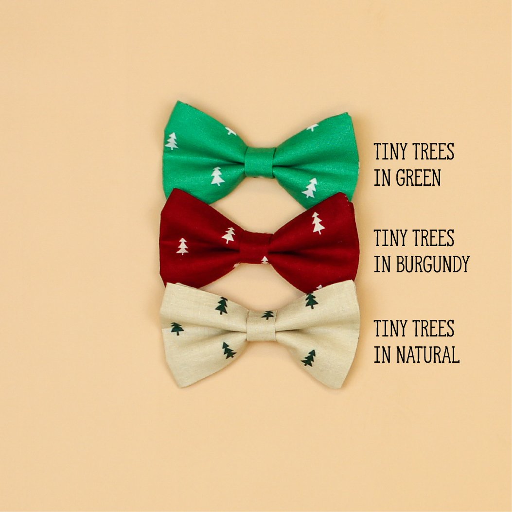 Cuddle Sleep Dream Ties Tiny Trees Christmas Snap-On Tie