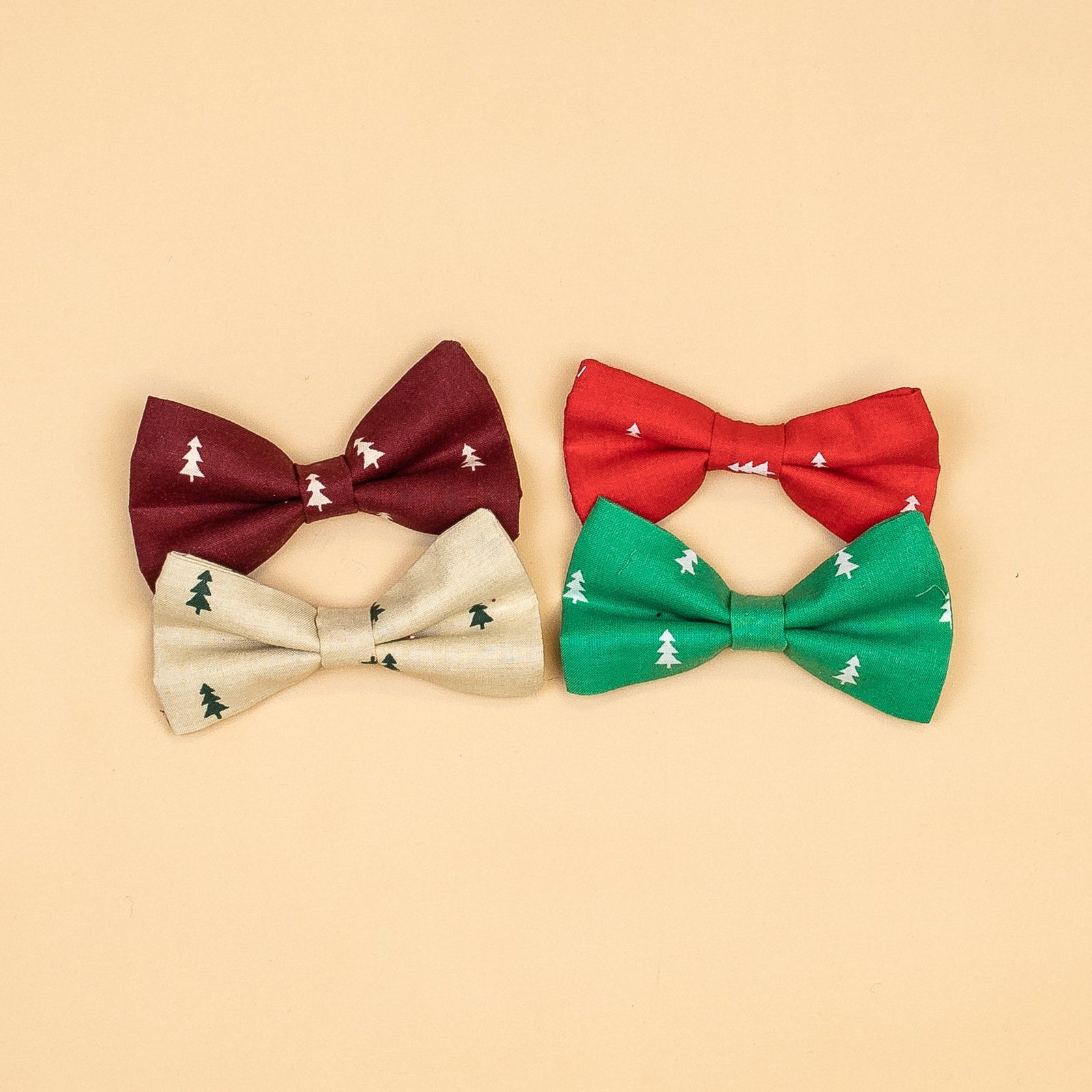 Cuddle Sleep Dream Ties Tiny Trees Christmas Snap-On Tie