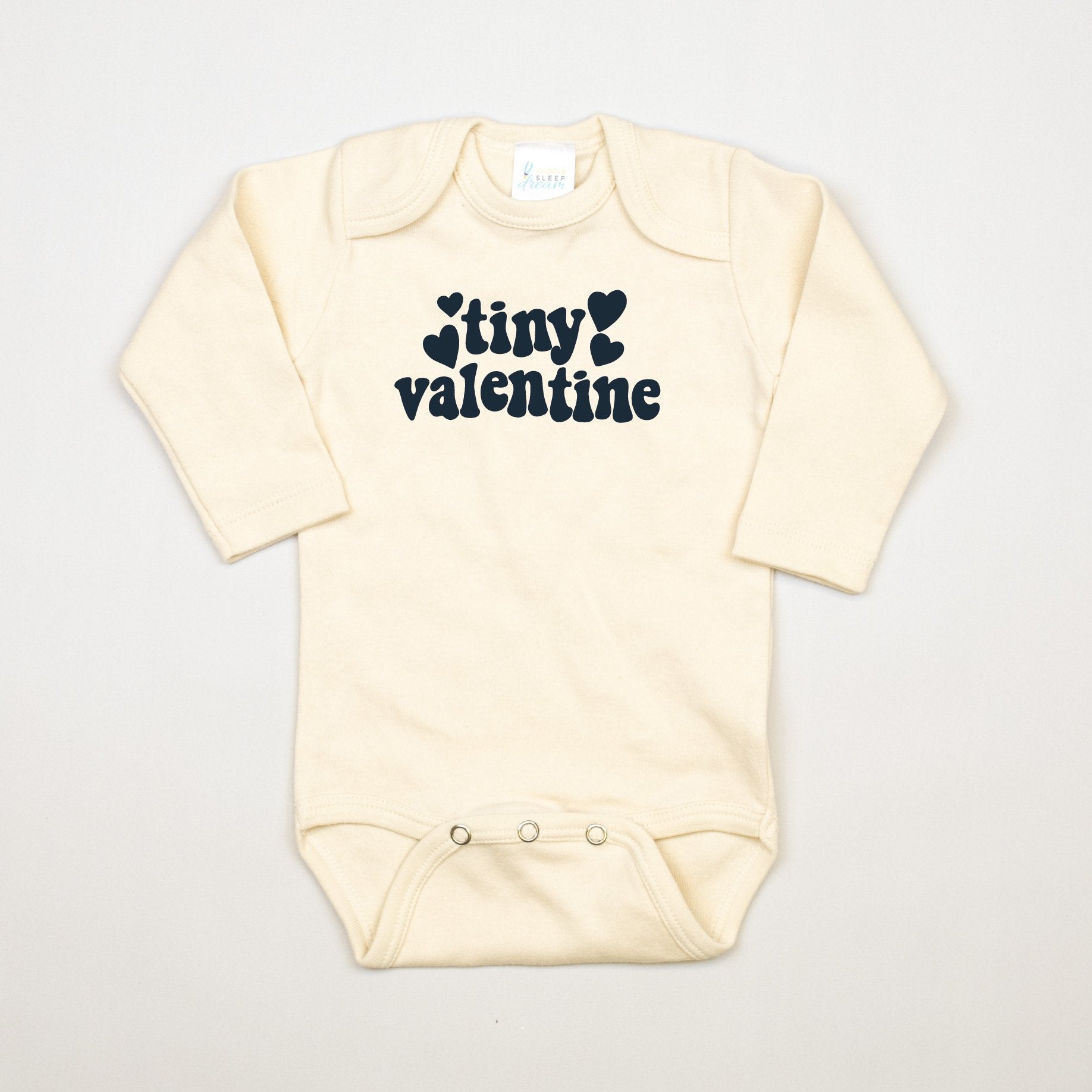 Cuddle Sleep Dream 0-3m / Long Sleeve Tiny Valentine Bodysuit