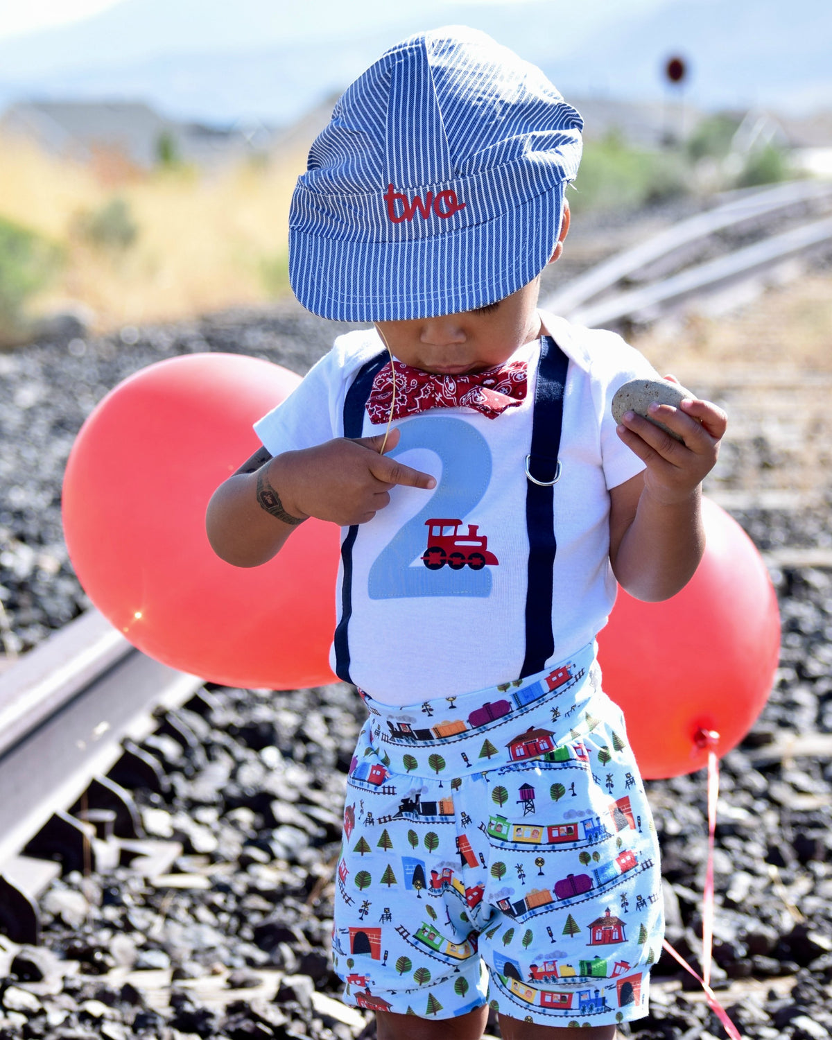 Train 1st Birthday Onesie