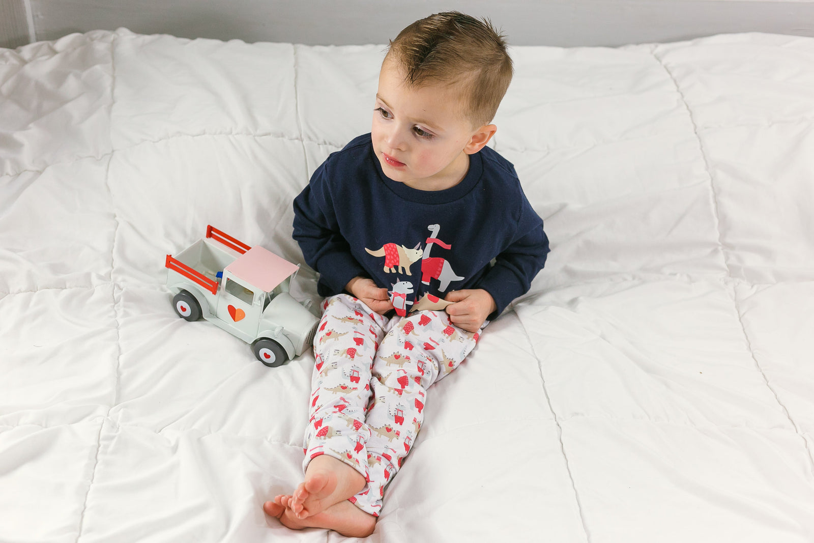 Cuddle Sleep Dream Slim Joggers Valentine Dapper Dinos Slim Joggers