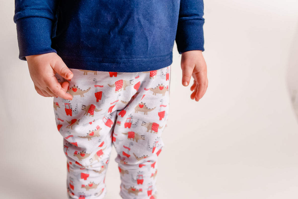 Cuddle Sleep Dream Slim Joggers Valentine Dapper Dinos Slim Joggers