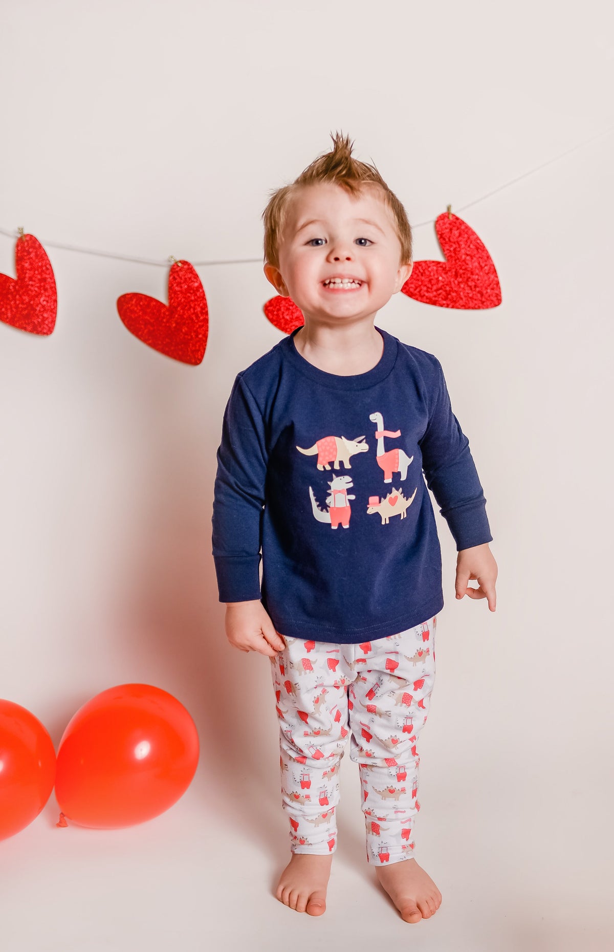 Cuddle Sleep Dream Slim Joggers Valentine Dapper Dinos Slim Joggers