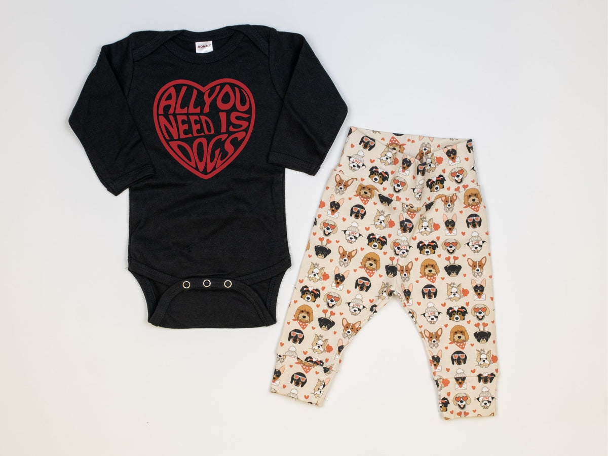 Cuddle Sleep Dream Leggings Valentine Doggies Leggings