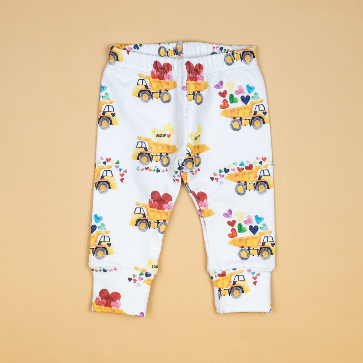 Cuddle Sleep Dream Joggers Valentine Dump Trucks Slim Joggers