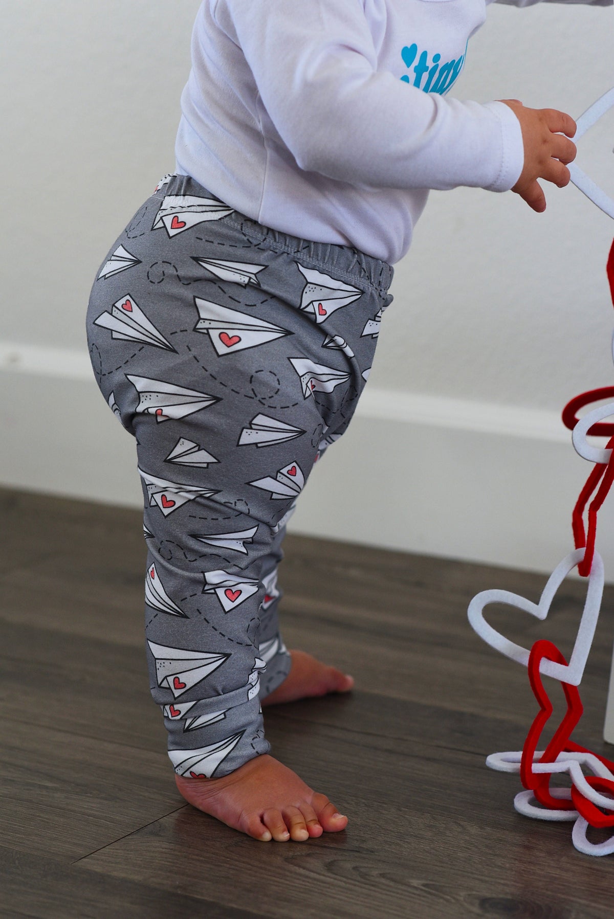 Cuddle Sleep Dream Slim Joggers Valentine Paper Airplanes Slim Joggers