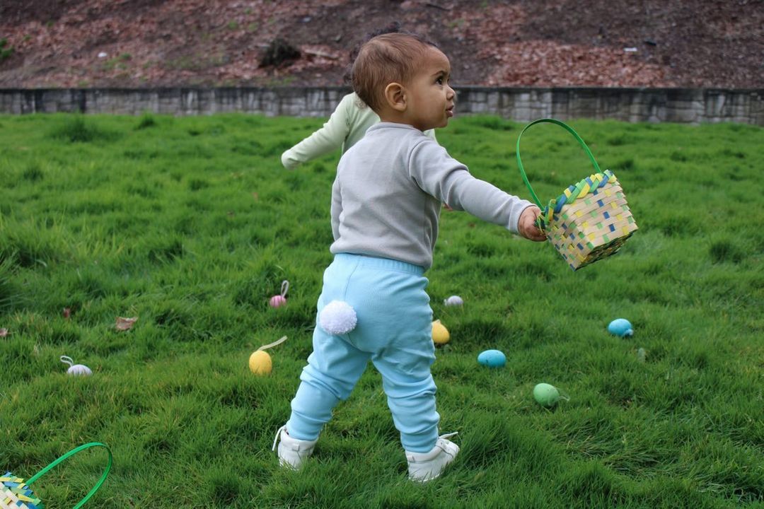 Bunny Tail Pants | Light Blue