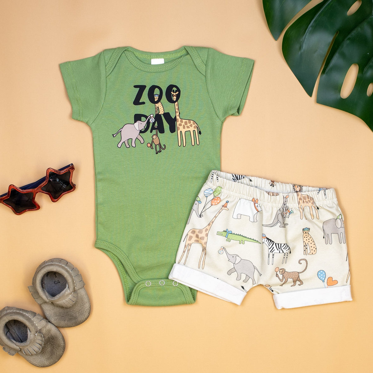 Cuddle Sleep Dream Zoo Day | Organic Bodysuit