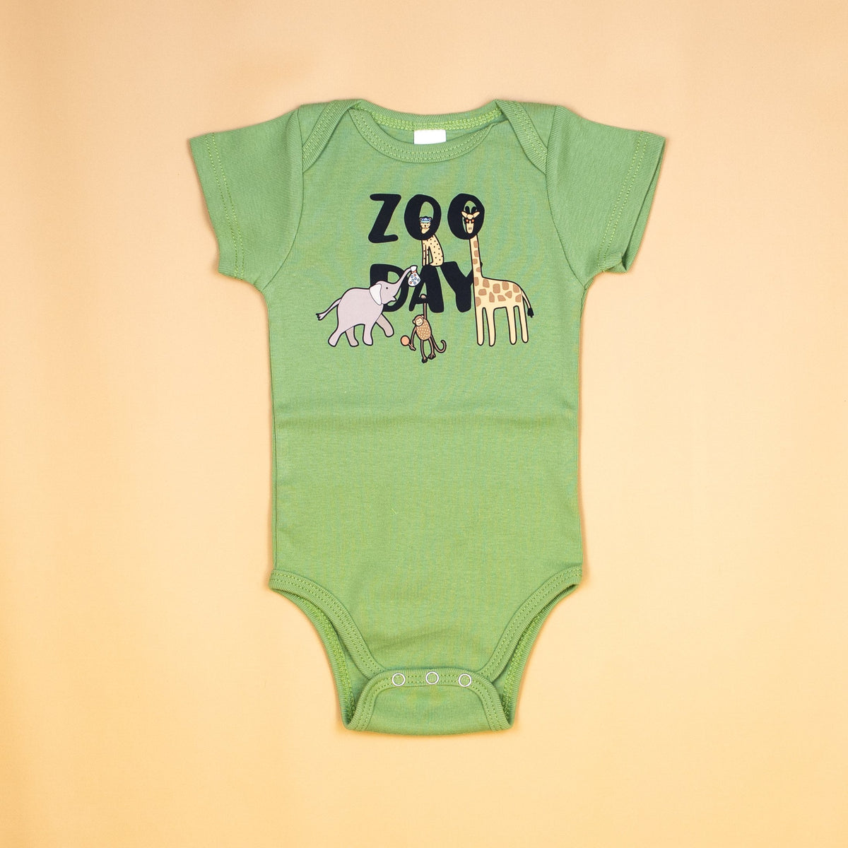 Cuddle Sleep Dream Zoo Day | Organic Bodysuit