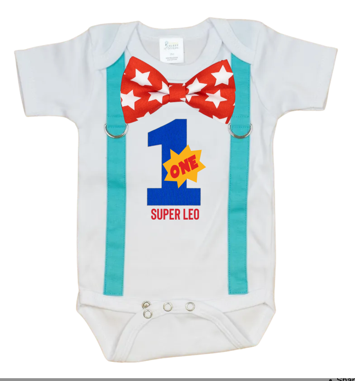 Personalised baby 2024 clothes 1st birthday