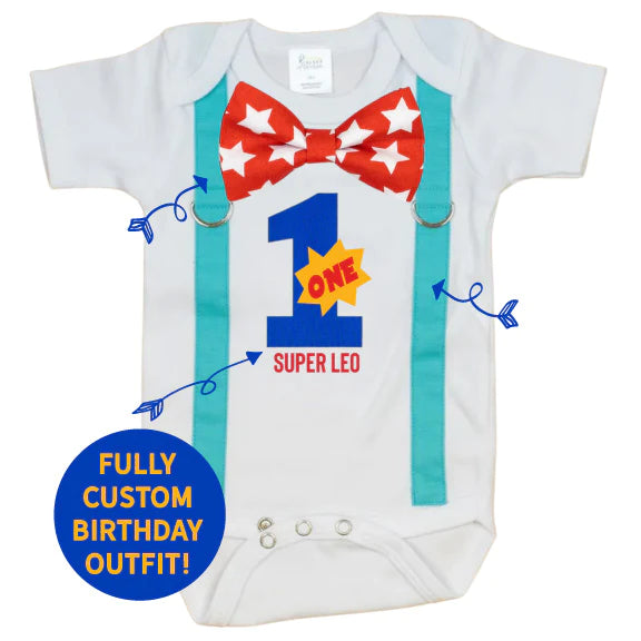 Personalized Circus 1st Birthday Shirt for Boys - Cuddle Sleep Dream