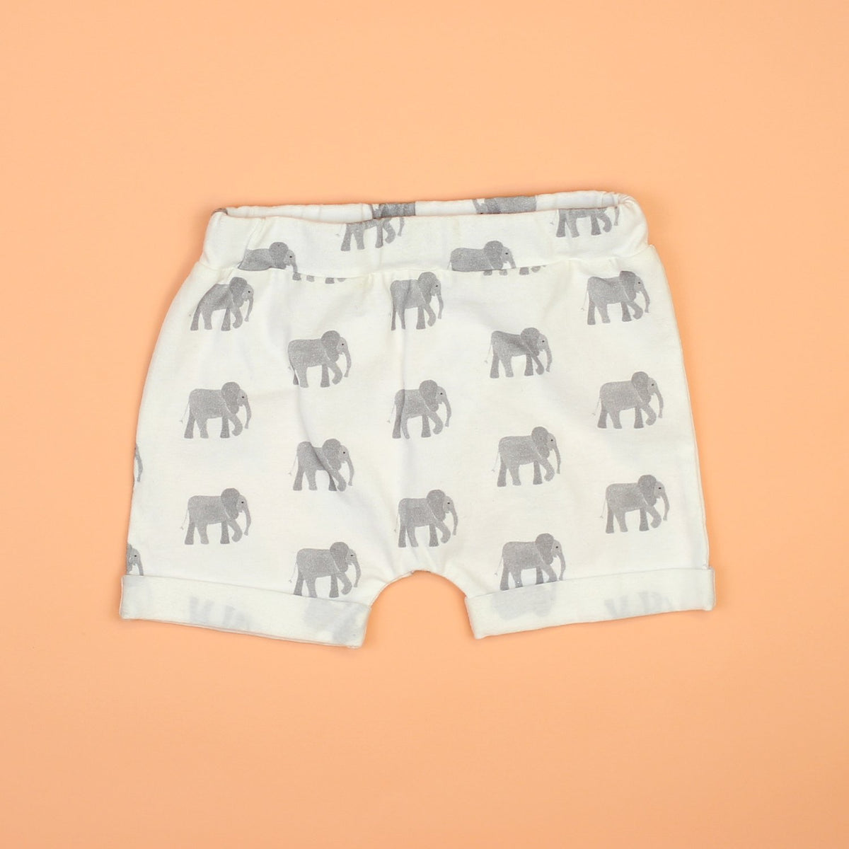 Cuddle Sleep Dream Rolled Hem Shorts Elephant Rolled Hem Shorts