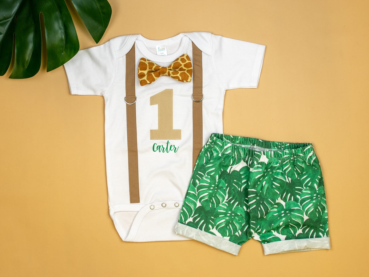 Cuddle Sleep Dream Oh Snap Giraffe 1st Birthday Onesie