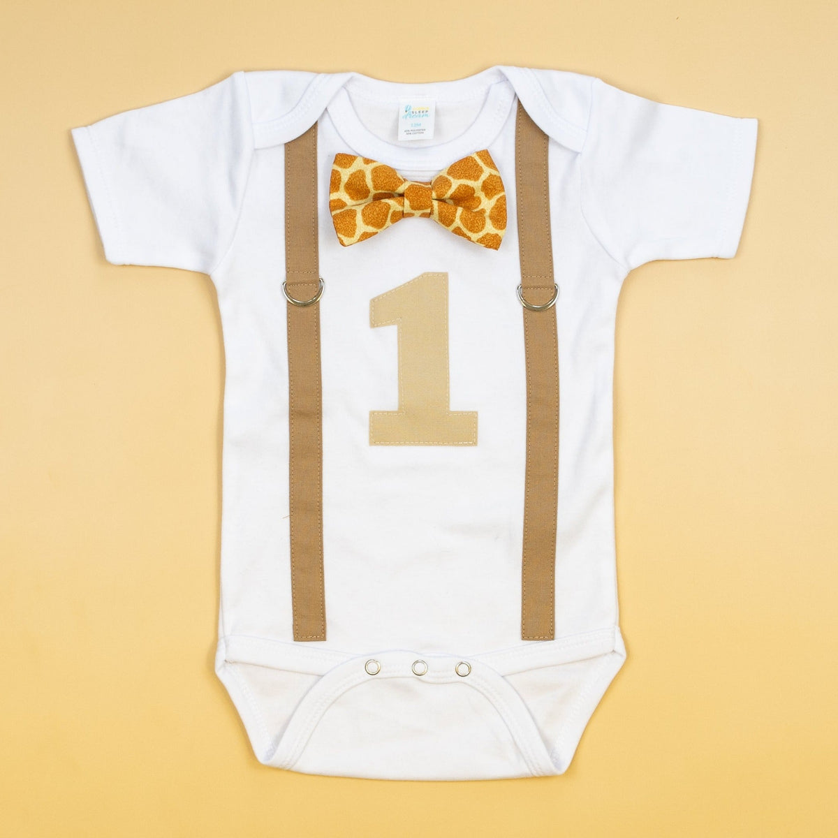 Cuddle Sleep Dream Oh Snap Giraffe 1st Birthday Onesie