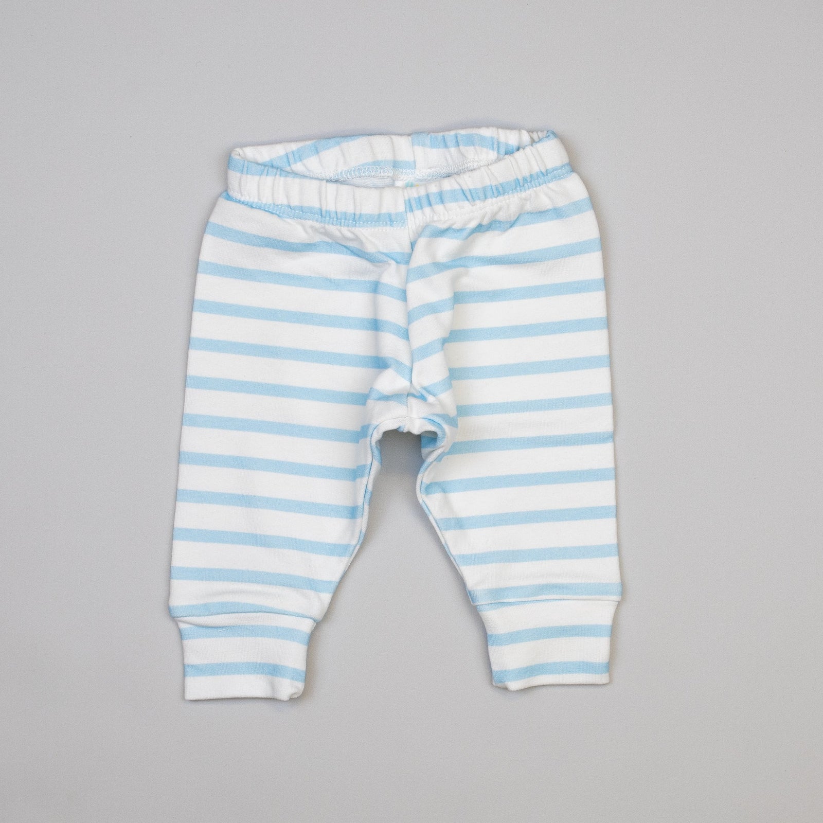 Cuddle Sleep Dream Slim Joggers Blue/White Striped French Terry Joggers
