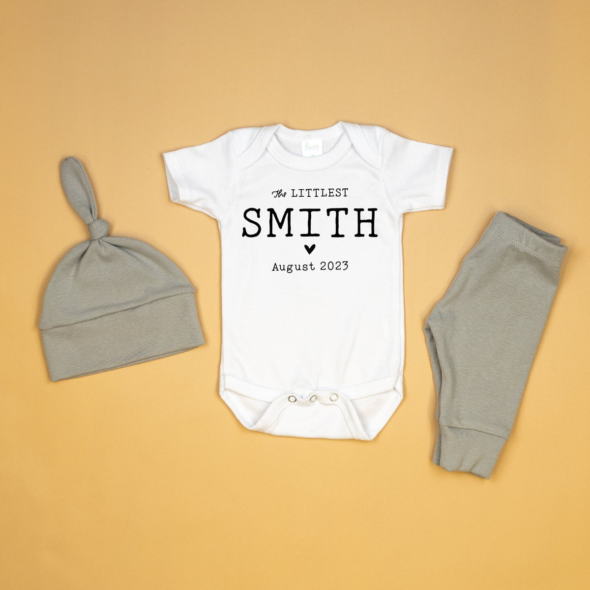 Cuddle Sleep Dream Pregnancy Announcement Bodysuit | Littlest Last Name